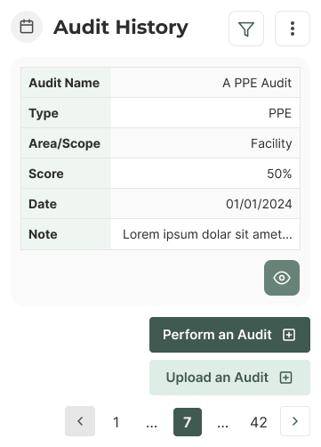 Dashboard Mobile Card Example