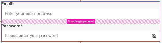 Form spacing example