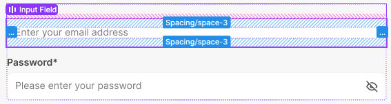 Form spacing example